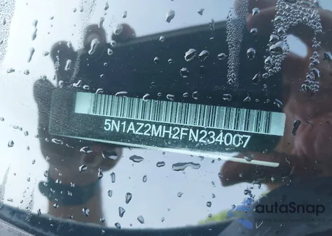 2015 Nissan Murano Platinum из США, поврежденный, VIN 5N1AZ2MH2FN234007